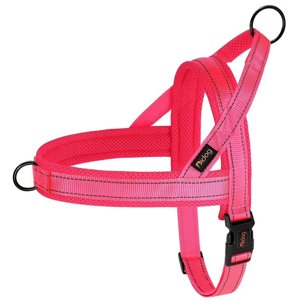 Warm Dog Harness Vest Winter Dog Harnesses Soft Padded Pet Training Harnesses Vests Adjustable for Small Large Dogs Bulldog Pug