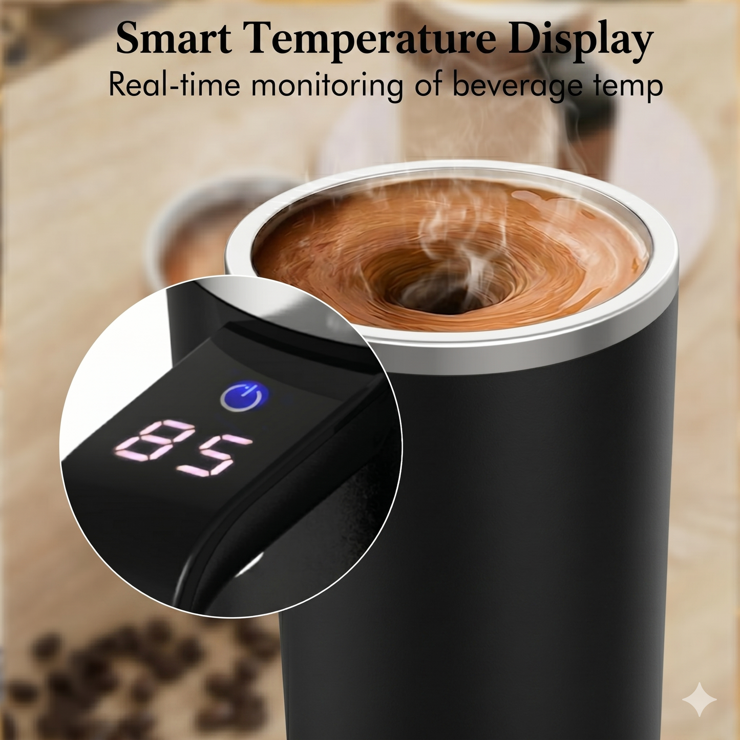 Aura Sip™ Self-Stirring Mug