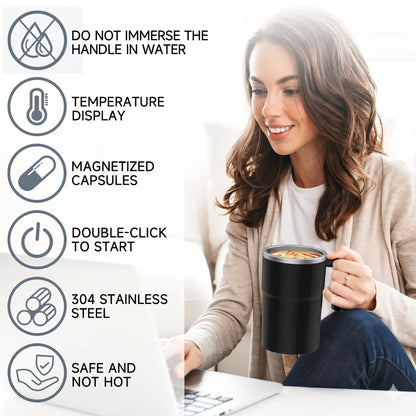 Aura Sip™ Self-Stirring Mug