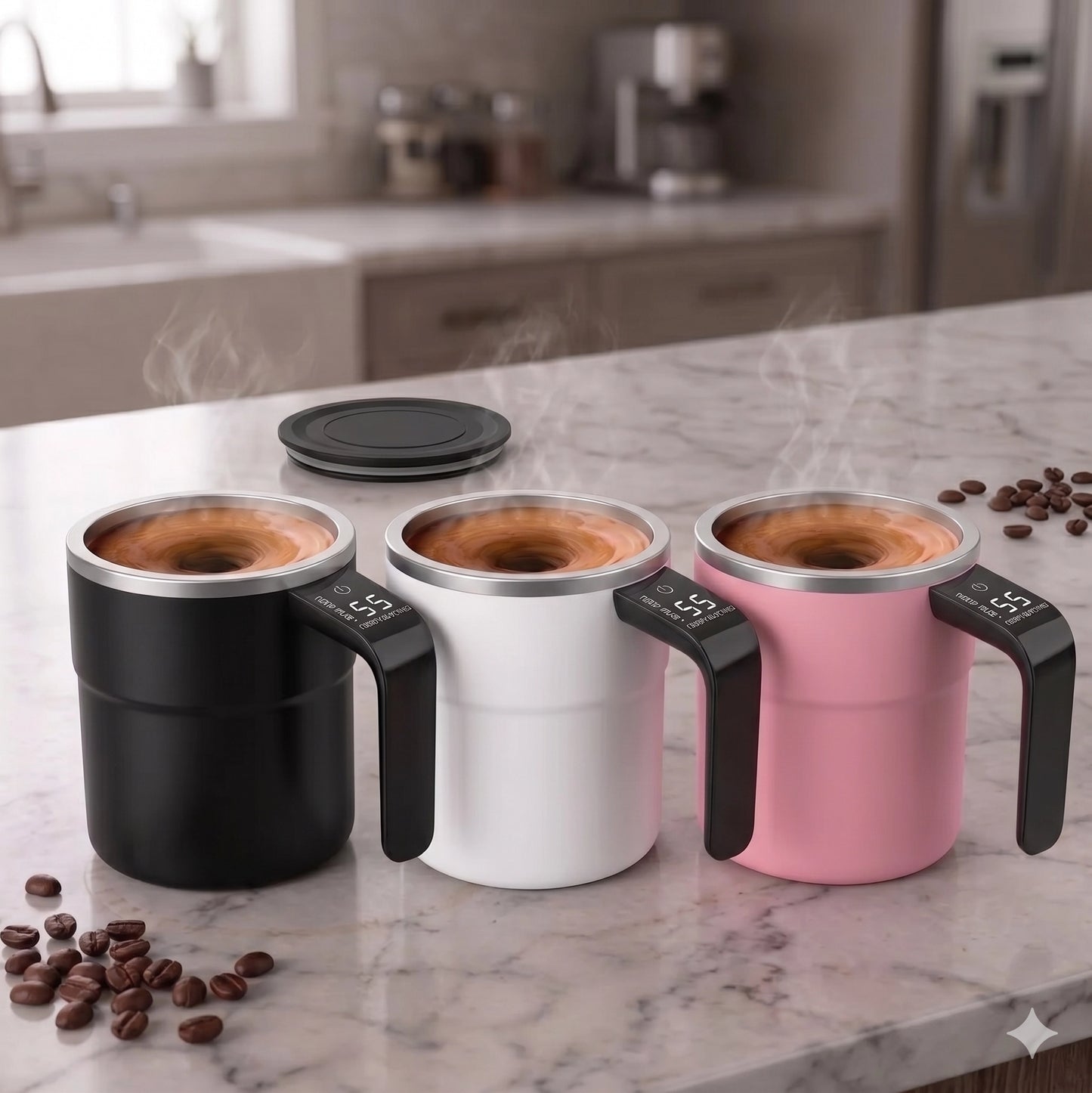 Aura Sip™ Self-Stirring Mug